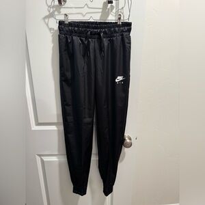 Nike Air Women’s Satin Black Jogger Pants- xs